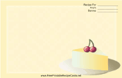 Cheesecake Cherries Yellow