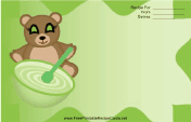 Teddy Bears Green