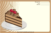Chocolate Layer Cake Brown