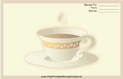 Cup White Border