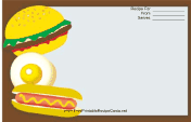 Hamburger and Hotdog