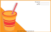 Orange Paper Cup
