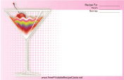 Pink Rainbow Cocktail