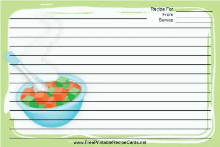 Baby Food recipe cards