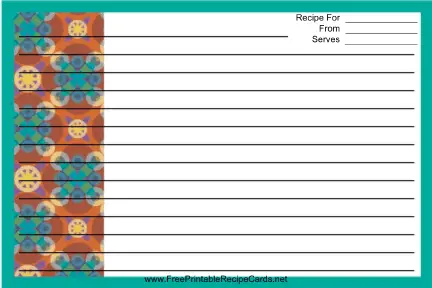 Green Wallpaper recipe cards