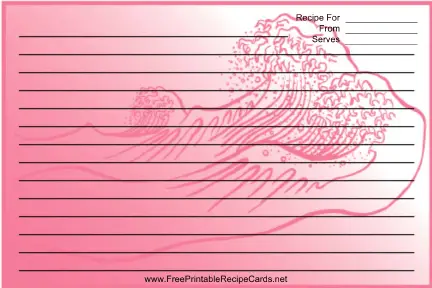 Pink Wave recipe cards