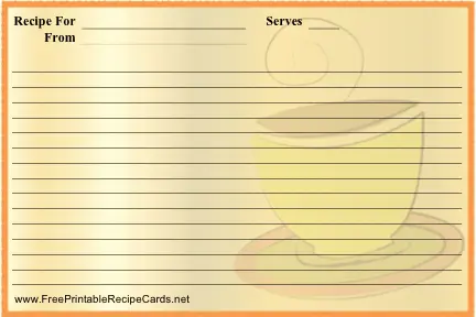 Soup recipe cards