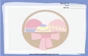 Easter Basket Blue