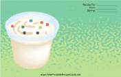 Ice Cream Sprinkles Green